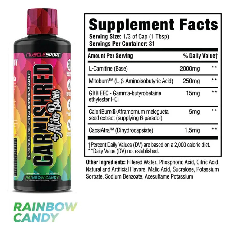 چربی سوز کارنی شرد و میتوبرن ماسل