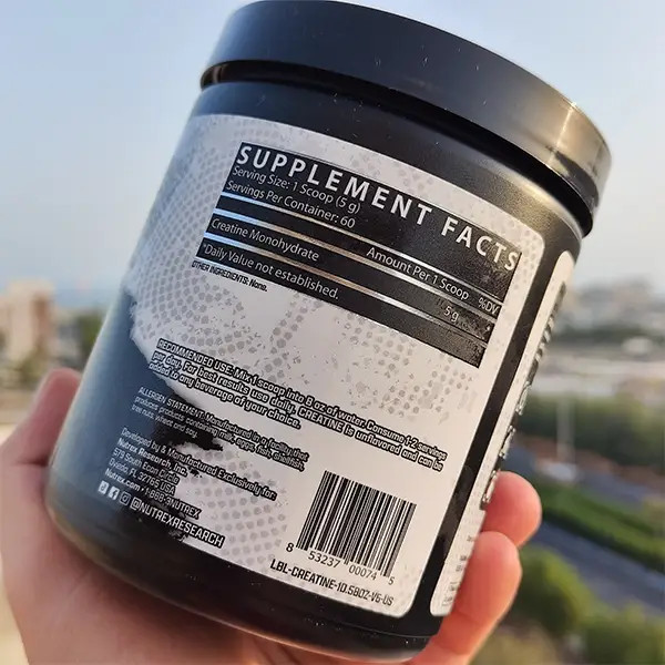 کراتین منوهیدرات ناترکس