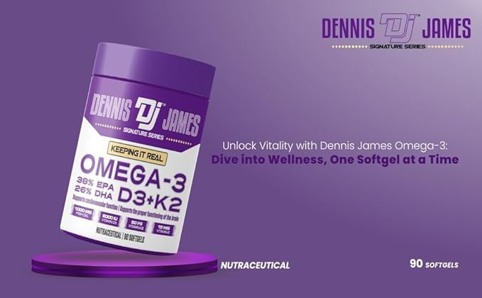 امگا-3 + دی3 + کی2 دنیس جیمز (پل آمریکا)