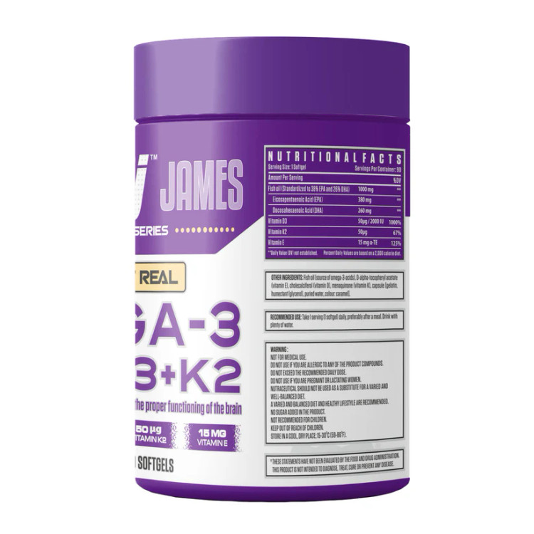 امگا-3 + دی3 + کی2 دنیس جیمز (پل آمریکا)