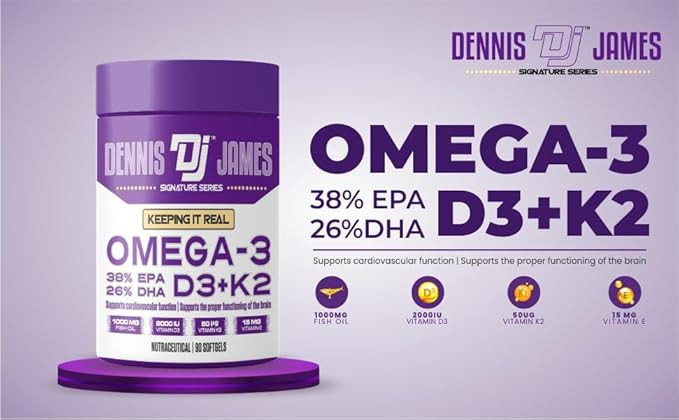 امگا-3 + دی3 + کی2 دنیس جیمز (پل آمریکا)