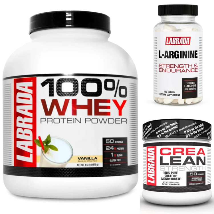 پکیج (وی+کراتین+آرژنین) افزایش حجم عضلانی لابرادا