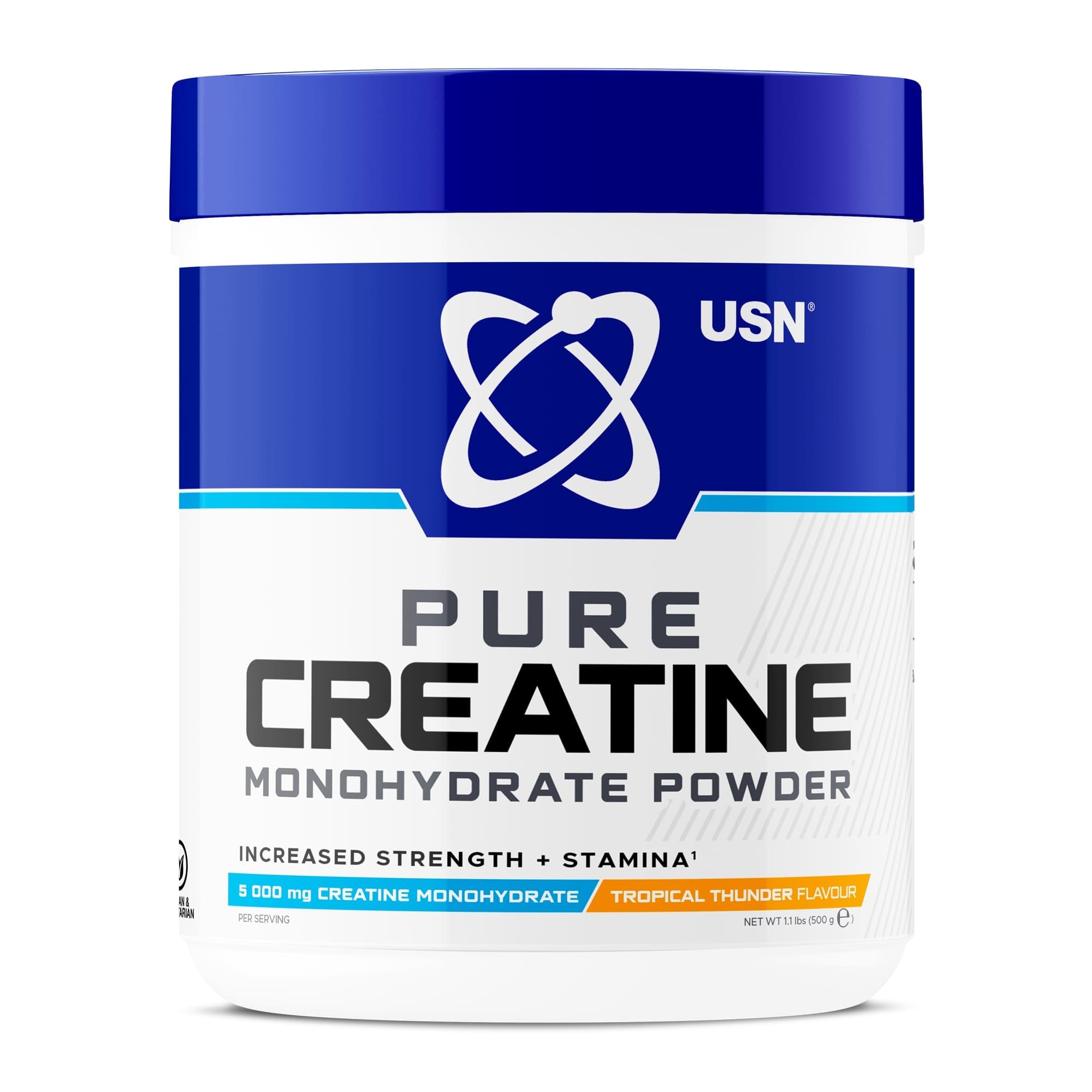 کراتین منوهیدرات خالص ۵۰۰ گرم یو اس ان  USN Pure Creatine Monohydrate Powder